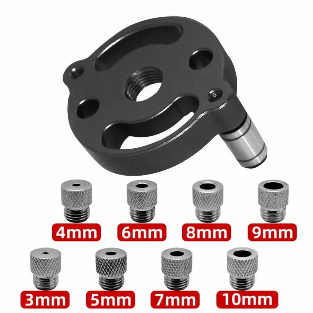 3–10 mm vertikalus savaiminio centruojamas vinklų šablonas