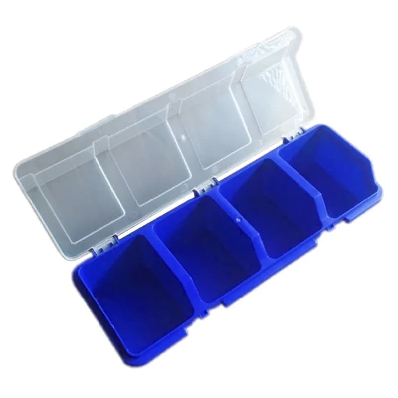 Plastikinė įrankių dėžė su dangčiu smulkmenoms