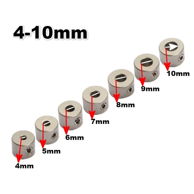 Nerūdijančio plieno doweling šablono sustabdymo žiedai, 4-10mm