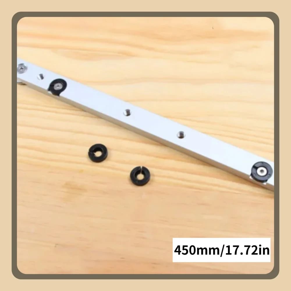 Aliumininė T-bėgelio kampinė bėgeliu sistema, 300/450 mm