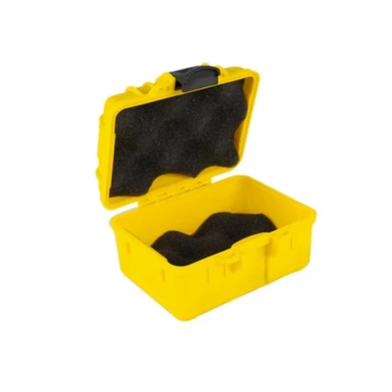 Nešiojamas mini plastikinis įrankių dėklas su putomis, 125x112x70mm