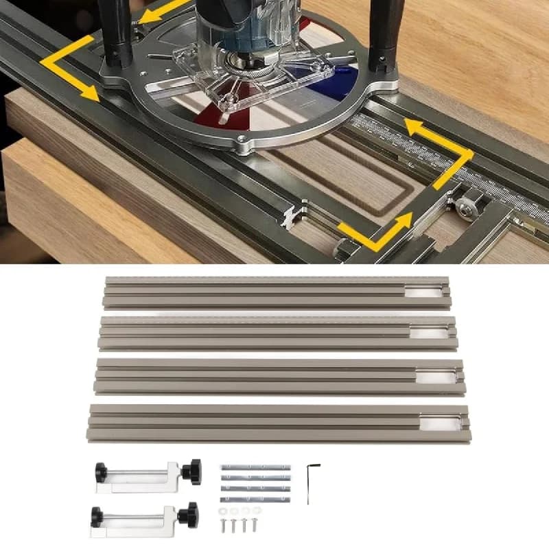 400 mm aliumininis frezavimo mašinos kreipiantysis bėgelis