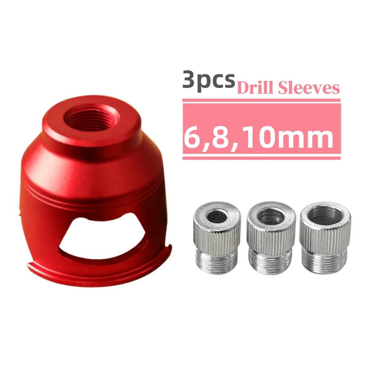Vertikalus gręžimo gidas, kištukų žiedavimo rinkinys, 2–10 mm